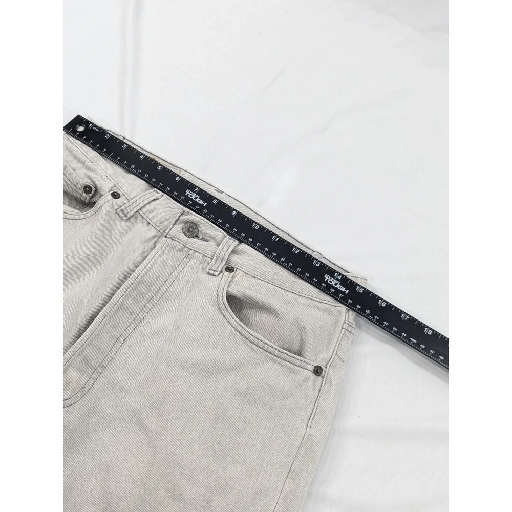 Vintage Levis 501 Jeans Mid 80s Light Wash‎ Silver Denim Workwear 30x32